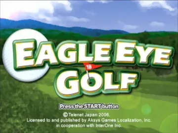 Eagle Eye Golf screen shot title